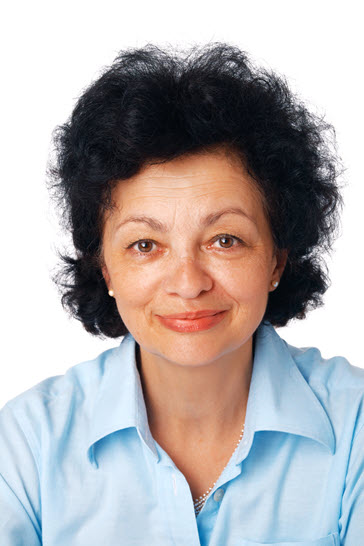 Pleasant looking AA/Hispanic mature woman
